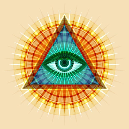 Opening your third eye with a spell of both dark and light magic.