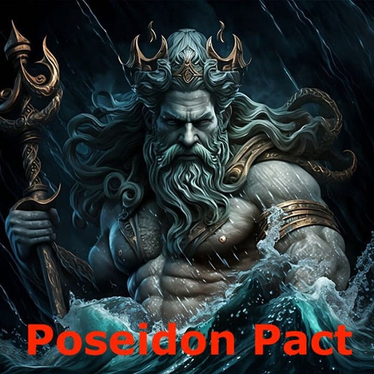 Poseidon pact control water and healing spell