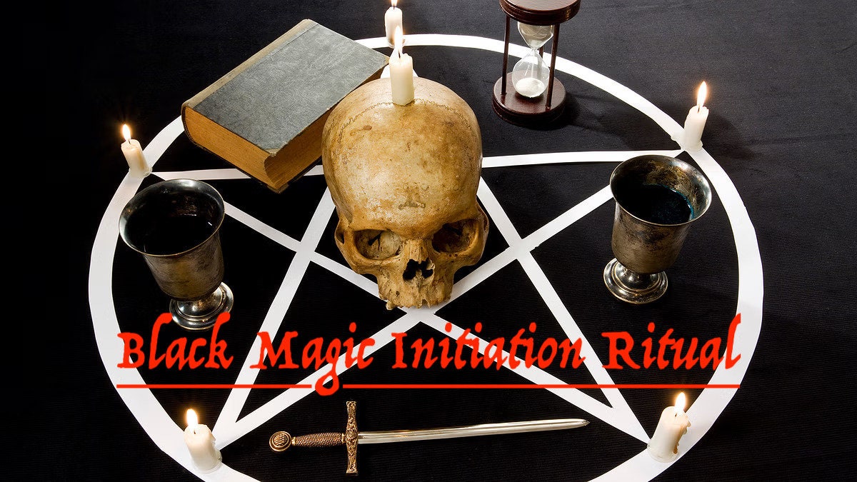 Black Magic Initiation Ritual /Dark Magic Powers/ Dark Protection/ Witch Initiation Ritual Spell / Dark Magic Aura