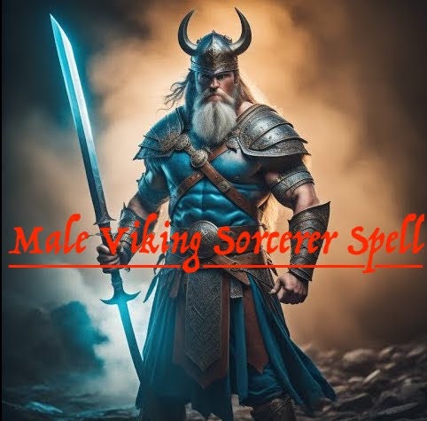 Male Viking Sorcerer Initiation Spell: Harness Ancient Magic and Ascend as a Master Runemaster