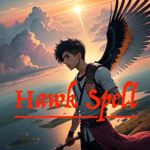 Hawk Power and Transformation Spell