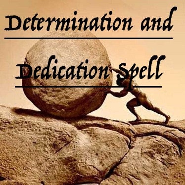 Determination and Dedication Spell for Success and Wealth